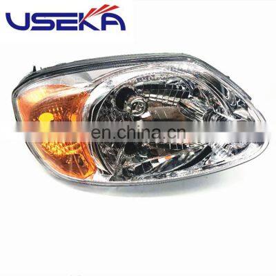 Year 2003-05 Accent Head Lamp, Black R 92102-25530 L 92101-25530, Auto Headlamps