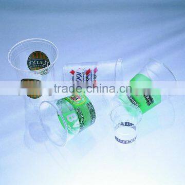 20oz/600ml PET cup with logo.printing plastic cup .cold drinking cup
