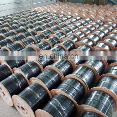 1KM Single core fiber optic drop cable with message fiber cable optic outdoor indoor fiber optic cable equipment suppliers