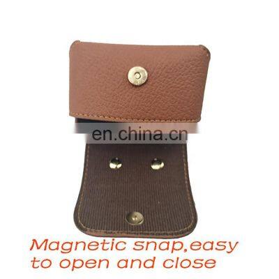 Luxury PU Leather Dog Poop Bag Holder Waterproof and Durable Luxury Poop Bag Dispenser photo-5