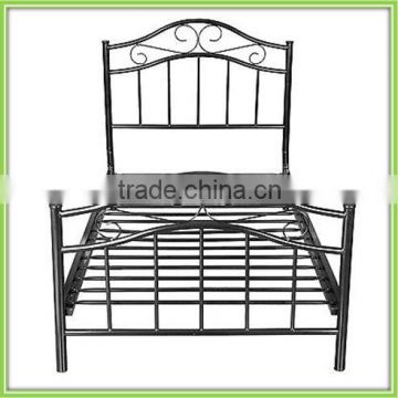 Metal Guest Single Bed with Metal Legs