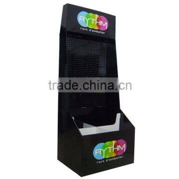 OEM design cardboard eyelashes display counter/eyelash display stand