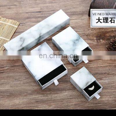Wholesale Custom Logo Printed Paper Jewelry Box Factory Supply Cheap Drawer Slide Out Jewelry Packaging Box photo-3