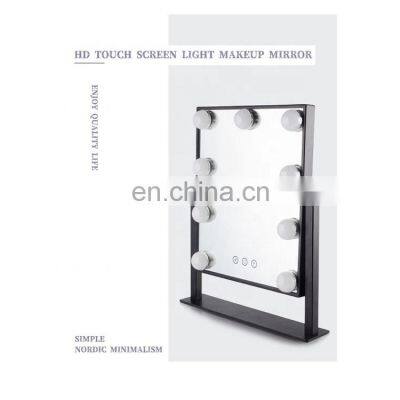 Новый дизайн оптовый портативный зеркало с лотком для хранения, настольное косметическое зеркало для макияжа photo-4