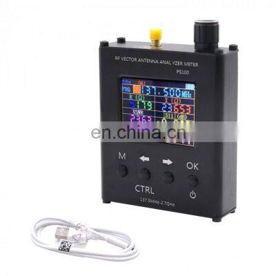 PS100 137.5MHz - 2.7GHz UV RF Antenna Analyzer SWR Meter Tester with Aluminum Alloy Shell