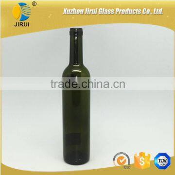 500ml red glass wine bottles manufacturer