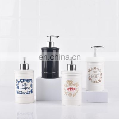 Bathroom metal design liquid soap dispenser hand wash