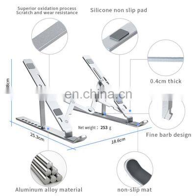 Portabl Foldabl Aluminum Folding Laptop Stand photo-2