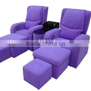 Pedicure sofa chair in purple