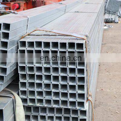 China supply Hot Dipped Galvanized Welded Rectangular Square Steel Pipe Tube For Construction