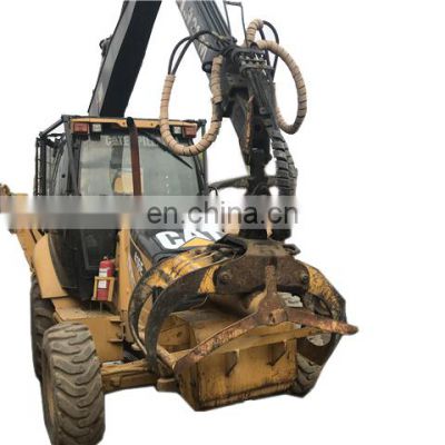 Second hand cat 416e backhoe loader , CAT backhoe loader with breaker , CAT 416E 430F