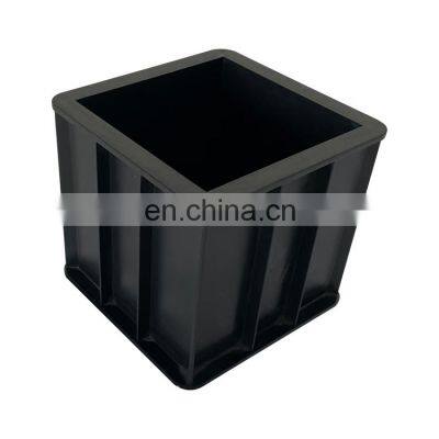 Testing Moulds 150mm Cube Plastic Mold For Concrete Plastic concrete cube mould