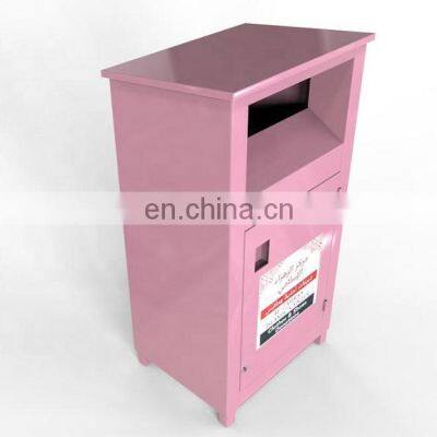 Galvanized Bin Storage Containers Clothing Recycle Bin Clothes Donation Box Clothes Storage Box