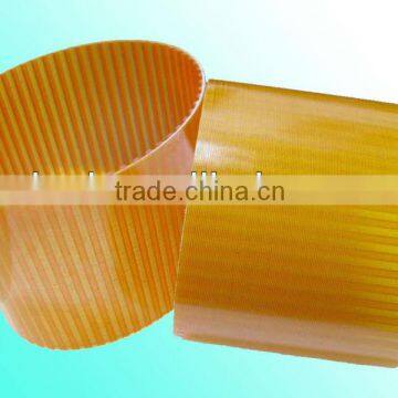 high quality kevlar cord round Polyurethane(Pu) timing belt