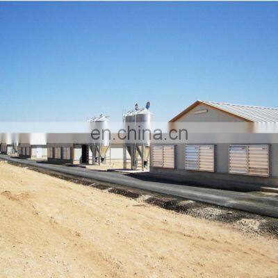 China cheap Pre-engineered prefabricated Steel structure cold storage buildings design poultry shed for horse chicken house