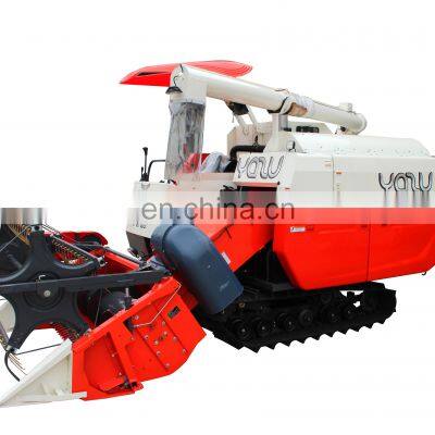 YAZU DC70+ Harvetser Chinese Manufacturer Combine Harvester Similar Kubota DC70 With Lifting Chassis photo-3