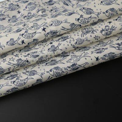 100% Polyester Fabric Transfer Printed Fabric for Downcoat,lining Fabric photo-4