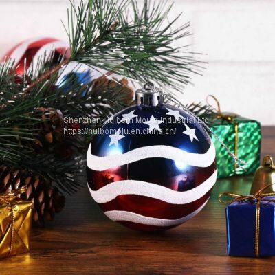 Wholesale Custom Design Handmade Decorative Christmas Tree Ornament Hanging Glass Ball 8 10 mm photo-3
