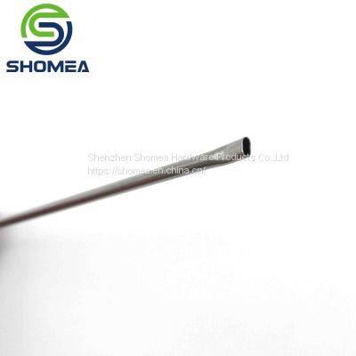 SHOMEA Customized Small Diameter 304/316 Thin Wall  Stainless steel flattening tube