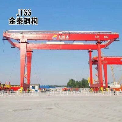 Rubber Tyred Gantry Crane Heavy Duty Double Trolley Bridge Gantry Crane Harbor Freight