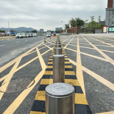 UPARK Vehicle Security Traffic Safety Car Park Barriers Fixed Bollards for Commercial-use Street