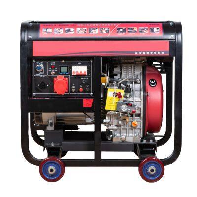 7kw dual voltage open diesel generator  1100F diesel engine