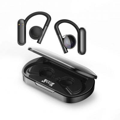 Stereo Ows Earbuds Factory Supply Ear Hook Earphone Gaming LCD Display Open Ear ENC Headphones photo-2