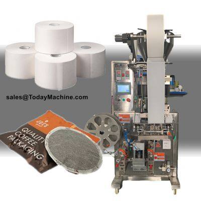 Coffee Pods Small Sachets Filter Tea Round Shape Tea Bag Packing Machine