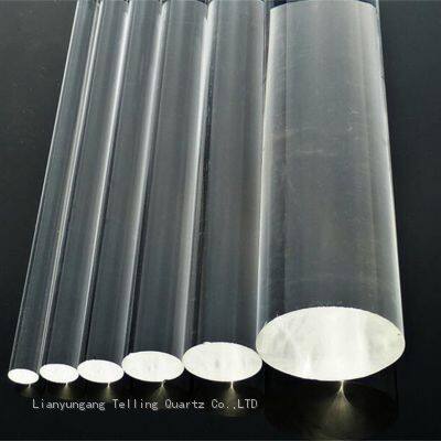 fatory price quartz rod quartz glass rod for optical and semiconductor