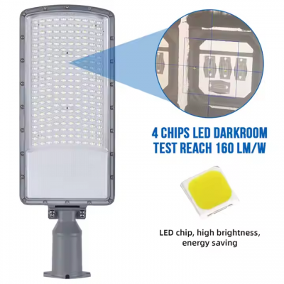 Outdoor Waterproof IP66 Streetlight Die-Casting Aluminum 50W 100W 150W 200W LED Street Light photo-4