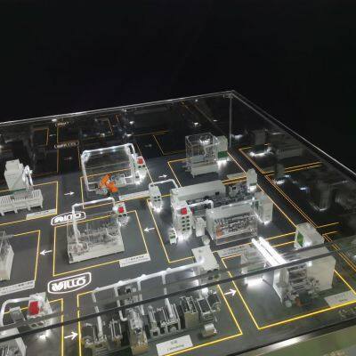 Lighting sand table model production factory