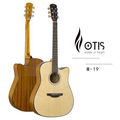 China Factory Wholesale 41inch Acoustic Guitar Kit - OTIS 41 Yusha DC Bucket Bright Laminated Top M-19