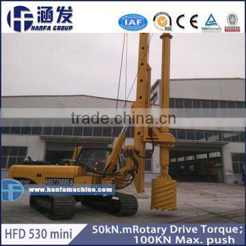 Manufacturer of HFD530 , rotary pile drilling rig for sale , guardrail piling driver