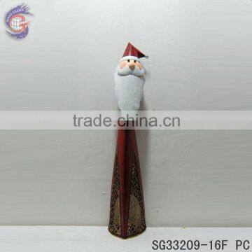 Metal Santa Claus Candle Holder for Christmas Decoration