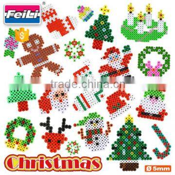 XMAS gift crafts toys for kids 3000pcs plastic beads fuse perler beads set