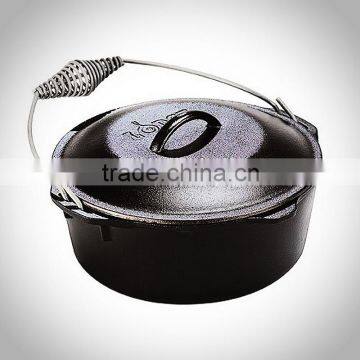 outdoor cast iron dutch oven/cast iron stove oven/curling iron oven