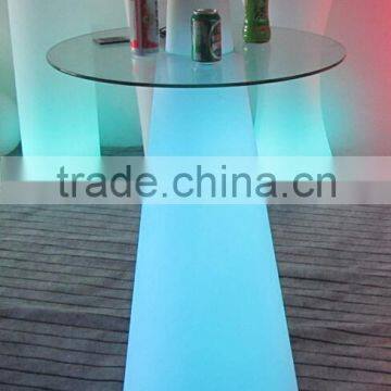 New PE Plastic Bar Table With Solar LED Lights & Remote Control YXF-50120S photo-4