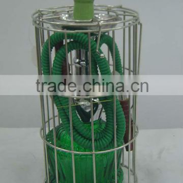 Glass & Metal Hukka with cage