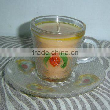 Cup & Saucer Candle T light