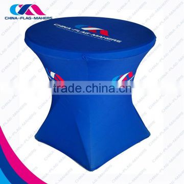 custom event promotion display round table cover with elastic