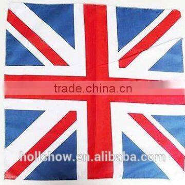 Flag Camouflage Printed Square Neckwear Cotton Bandana