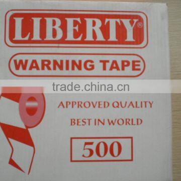 Red and white with SGS and TUV Certification warning tape road block tape