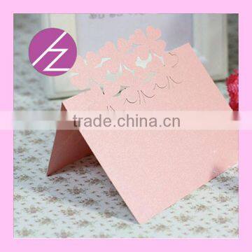 Laser Cut Place Card Wedding Party Table Seat Card ZK-28