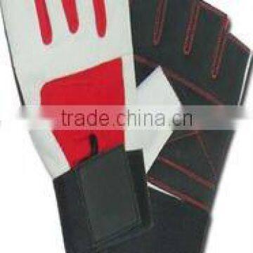 Pakistan New Design Leather Weight Lifting Gloves