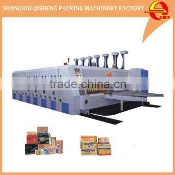 Fully automatic corrugated carton box flexo printer slotter rotary die cutter