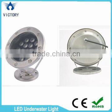 IP68 waterproof LED RGB round light underwater lighting fixture 36w