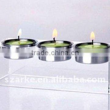 acrylic candle holder