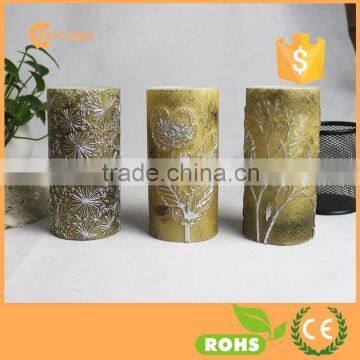 Gold Romantic LED Candles Stunning Decor Divine LED Candle Suitable For Weddings Christmas Souvenirs