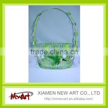 china supplier cheap fo sale metal bucket wholesale garden decoration flower basket