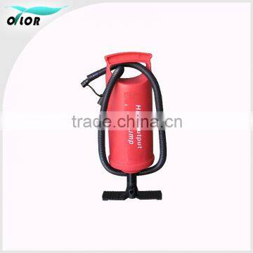 Travel portable super double action air pump for tent toy